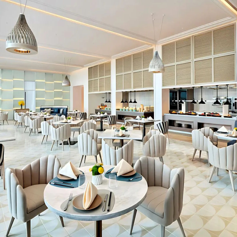 The hotel public area case customized by H&P Hotel Furniture Company