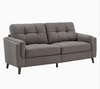 Modern Style Hotel Lobby Living Room Furniture Fabric Solid Wood Sofas