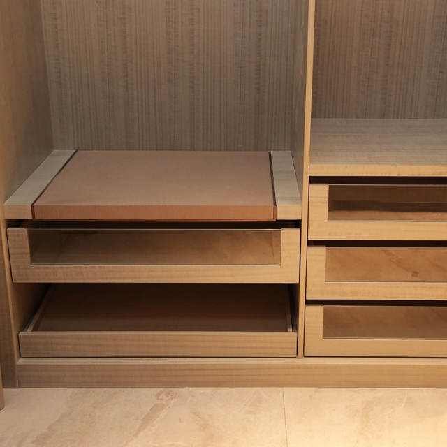 Doorless multi-functional wardrobe hotel furniture customization