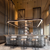 Hotel lobby bar counter Central round bar counter hotel furniture customization