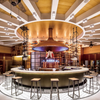 Hotel lobby bar counter Central round bar counter hotel furniture customization