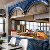 Hotel lobby bar counter Central round bar counter hotel furniture customization