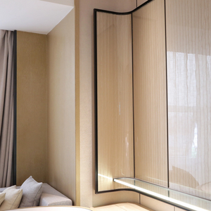 Hotel bedroom design solid wood hardwall hotel furniture customization