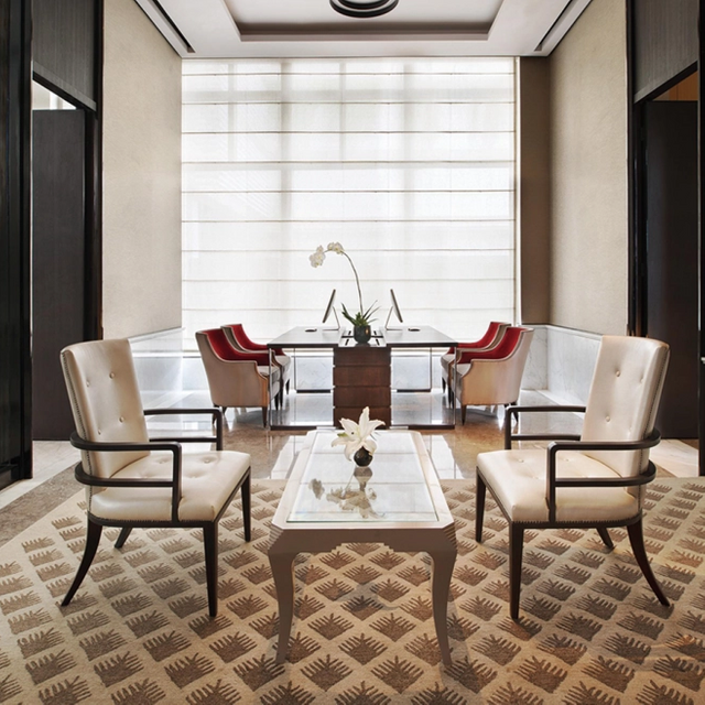Hotel business leisure meeting area coffee table hotel furniture customization