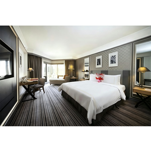 Modern City View Hotel Built-in Soft Furnishing Integrated Customization King Guest Room Full FF&E Furniture Set