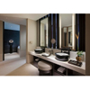 Modern Minimalist Hotel Double Vanity Bathroom Built-In Furniture