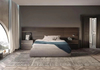  Modern Integrated Extra-Wide Wood Veneer Wall Panel Hotel Headboard Hospitality Furniture