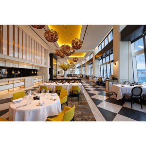 Factory Supply Luxury Hotel All Day Dining Restaurant Furniture Set