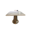 Square Marble Top Dining Table