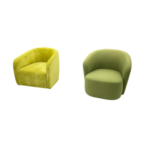 2 Styles Curved Tub Accent Chair