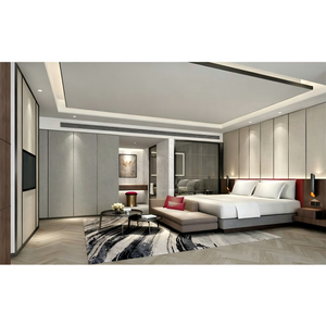 Hotel Open Suite Full Furniture Set Chaise Lounge Nesting Round Coffee Tables Room Custom Hospitality Furnishings