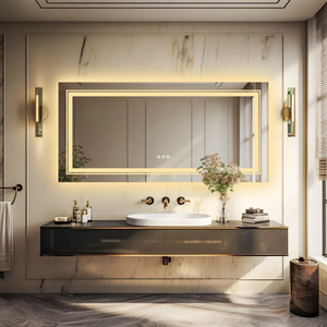 Modern Light Luxury 5-Star Hotel Guest Room LED Smart Bathroom Mirror Full FF&E Package