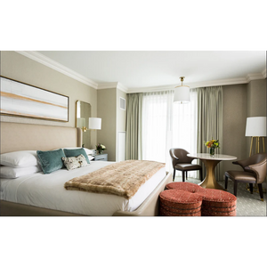 Modern Light Luxury Full Guest Room FF&E Furniture Set For Urban 5 Star Business Hotel