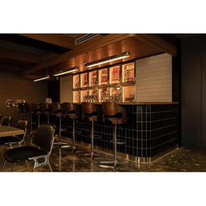 Vintage Industrial Style Custom Commercial Hotel Bar Full FF&E Furniture