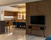 Walnut Wood Hotel Suite Complete Furnishing Set