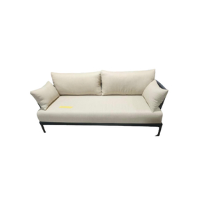 Outdoor-Ready Rattan Frame Sofa