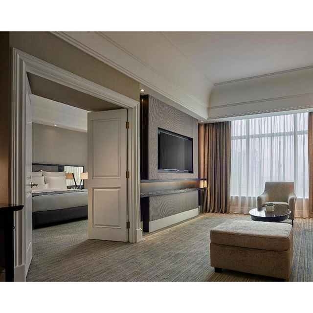 European Classic Light Luxury Downtown 5-Star Hotel Connecting Suite Full FF&E Furniture Set