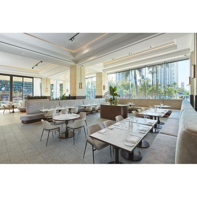 Luxury Hotel Western Restaurant Full Soft Furnishing Solution