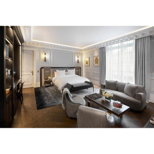 French Classic Molding Wall Panel 5-Star Hotel Executive Suite Full FF&E Furniture Set