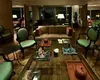 Classic Vintage Two-Tone Fabric Hotel Lounge Sofa Combination with Extra Long Glass Top Coffee Table
