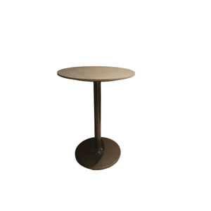  Single Pedestal Metal Base High Bar Table