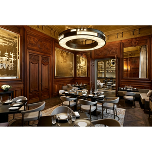 European Classical Dining Set And Carved Wall Panel Package Five‑Star Hotel Restaurant Projects