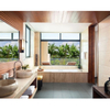 Tropical Island Resort Hotel View Bathroom Full FF&E Package