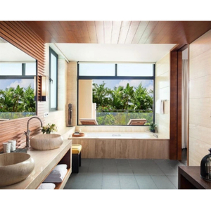 Tropical Island Resort Hotel View Bathroom Full FF&E Package