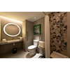 Modern Light Luxury Hotel Wall-Hung Marble Vanity Cabinet Full Accessible Hotel Bathroom Furniture Custom Set