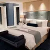 Luxury Hotel Tufted Upholstered Bed with Matching Foot Bench