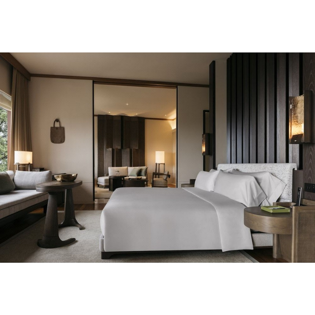 Resort Hotel Transparent Partition One Bedroom Suite Full Integrated Furniture