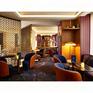 Paris Retro Light Luxury Hotel Lounge Bar Full FF&E Furniture Set