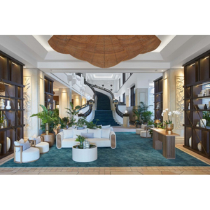 Hotel Lobby Library‑Lounge Full FF&E Furniture