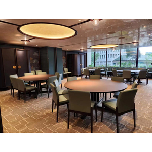 Hotel Private Dining Rooms Complete Furnishings Including Large Round Table Chair Set