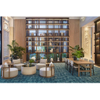 Hotel Lobby Leisure Partition Display Shelf & Lounge Full Soft Furnishing Customization