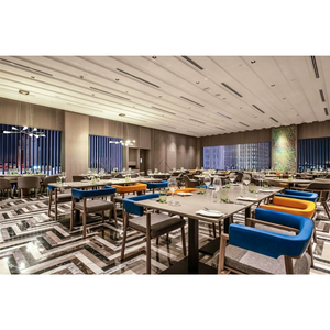 Modern Contrast Color Light Luxury Downtown Business Hotel All-Day Dining Full FF&E Furniture Set