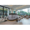Hotel Restaurant Curved Upholstered Booth Table Chair Project Custom