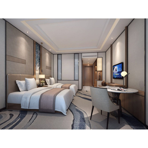 Modern Nordic 5-Star Hotel Bedroom Furniture Full Set Complete Guest Room FF&E Package
