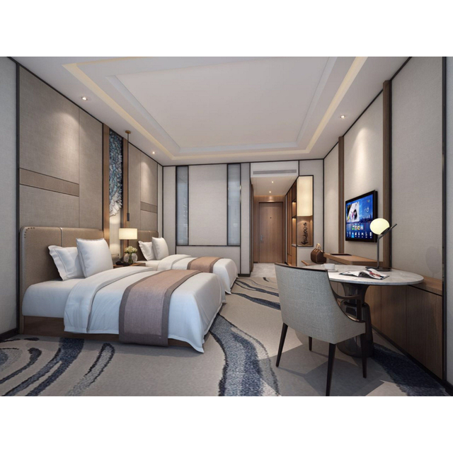 Modern Nordic 5-Star Hotel Bedroom Furniture Full Set Complete Guest Room FF&E Package