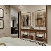  Luxury Open‑Frame Double Bathroom Vanity With Bathtub For Hotel Suites