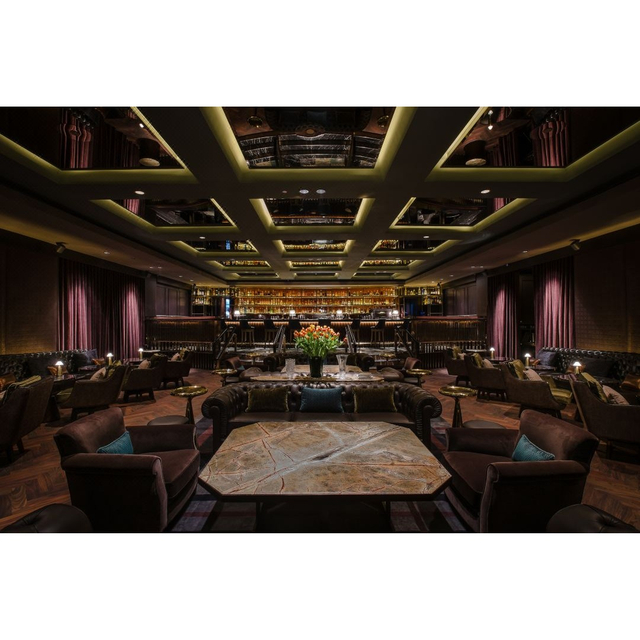 Vintage Luxury Whisky Lounge Full Room Hotels Integrated Customization Furniture