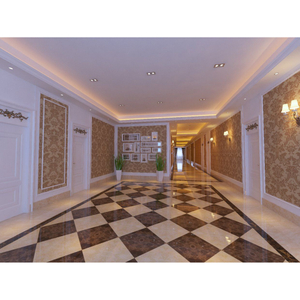 Simple European Light Luxury Hotel Corridor White Carved Solid Wood Guest Doors Full Fixed Furniture Package