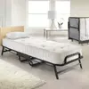 Foldable Metal Frame Rollaway Hotel Bed with Pocket Spring Mattress